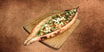 168 Pide mit Schafskäse und Spinat